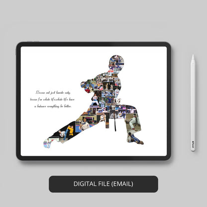 Karate Decorations: Customizable Photo Collage Artwork