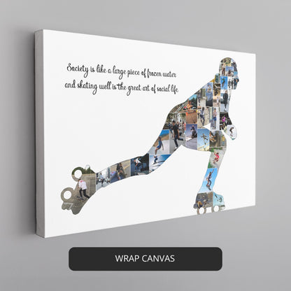 Roller Skate Themed Gifts: Personalized Photo Collage