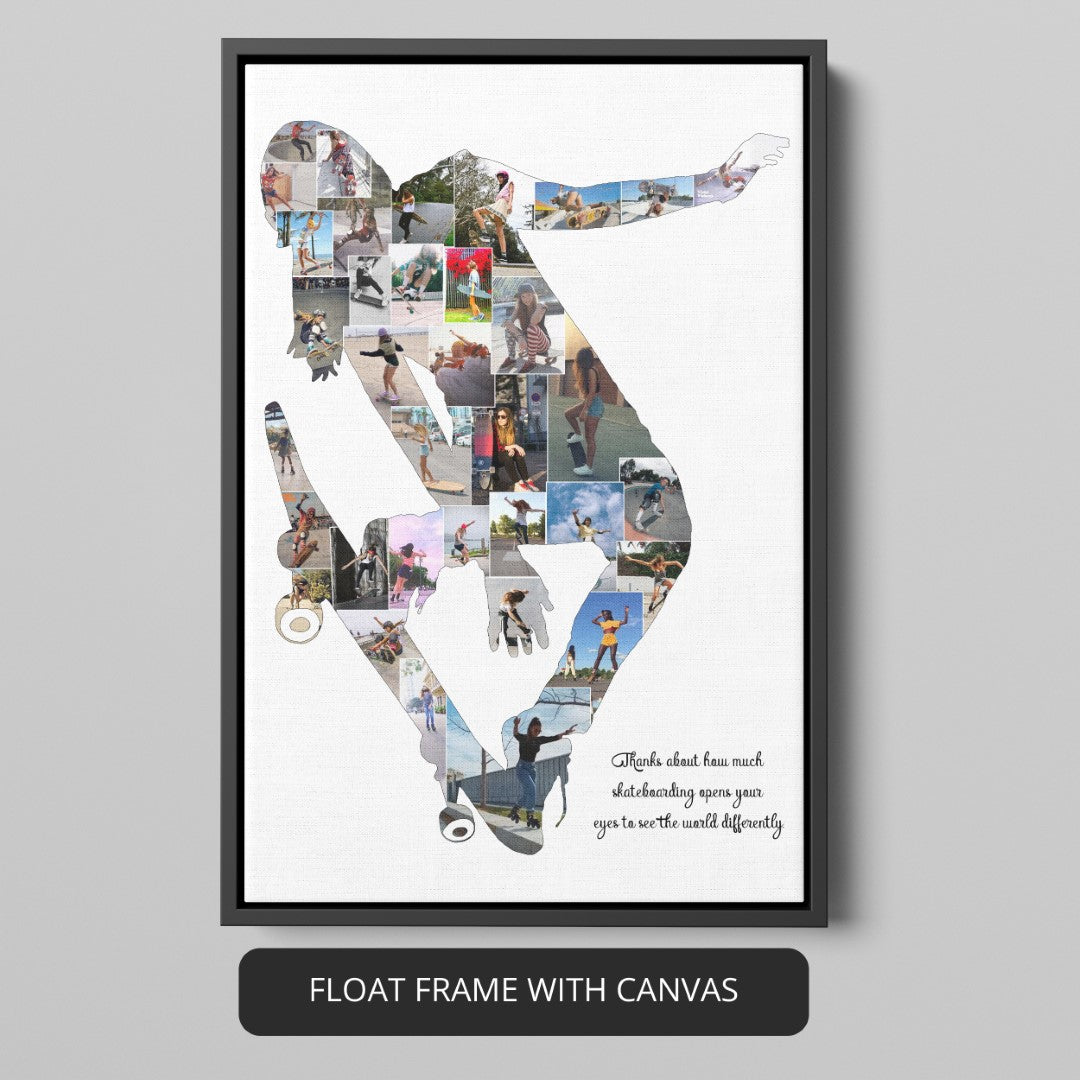 Skateboard Wall Art - Customized Framed Skateboard Artwork