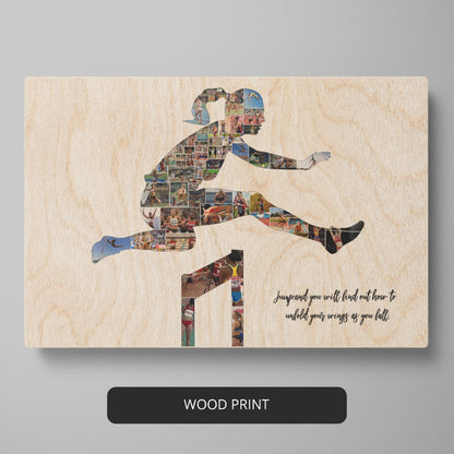 Running Poster: Capture the Spirit of Running with a Personalized Photo Collage