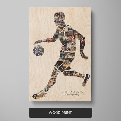 Gifts for Basketball Coach - Unique Photo Collages for Appreciation
