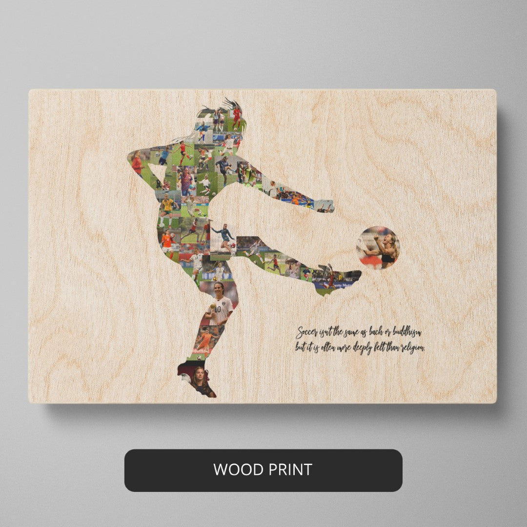 Birthday Gifts for Football Lovers: Football-Themed Photo Collage