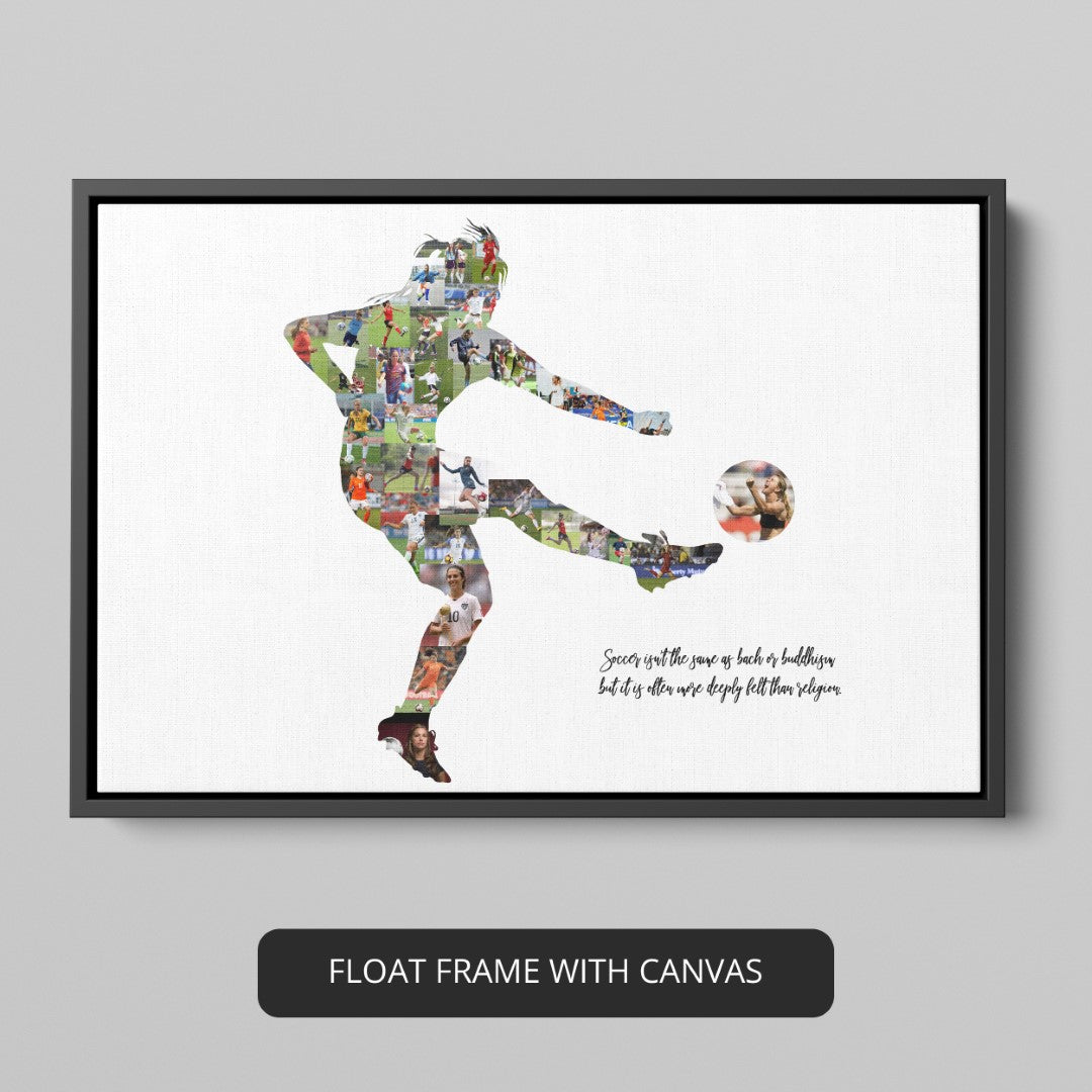 Personalized Football Player Gifts: Unique Football Photo Collage
