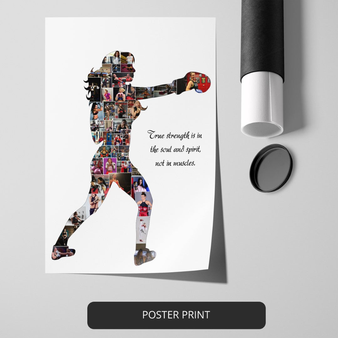 Stunning boxing collage - Perfect gift for boxing enthusiasts
