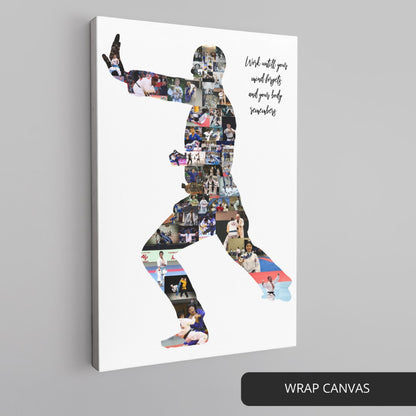 Karate gifts UK: Handcrafted personalized photo collage for karate lovers