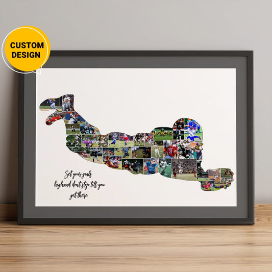 Custom Rugby-Themed Personalized Photo Collage: Ideal Rugby Gifts for Teenagers