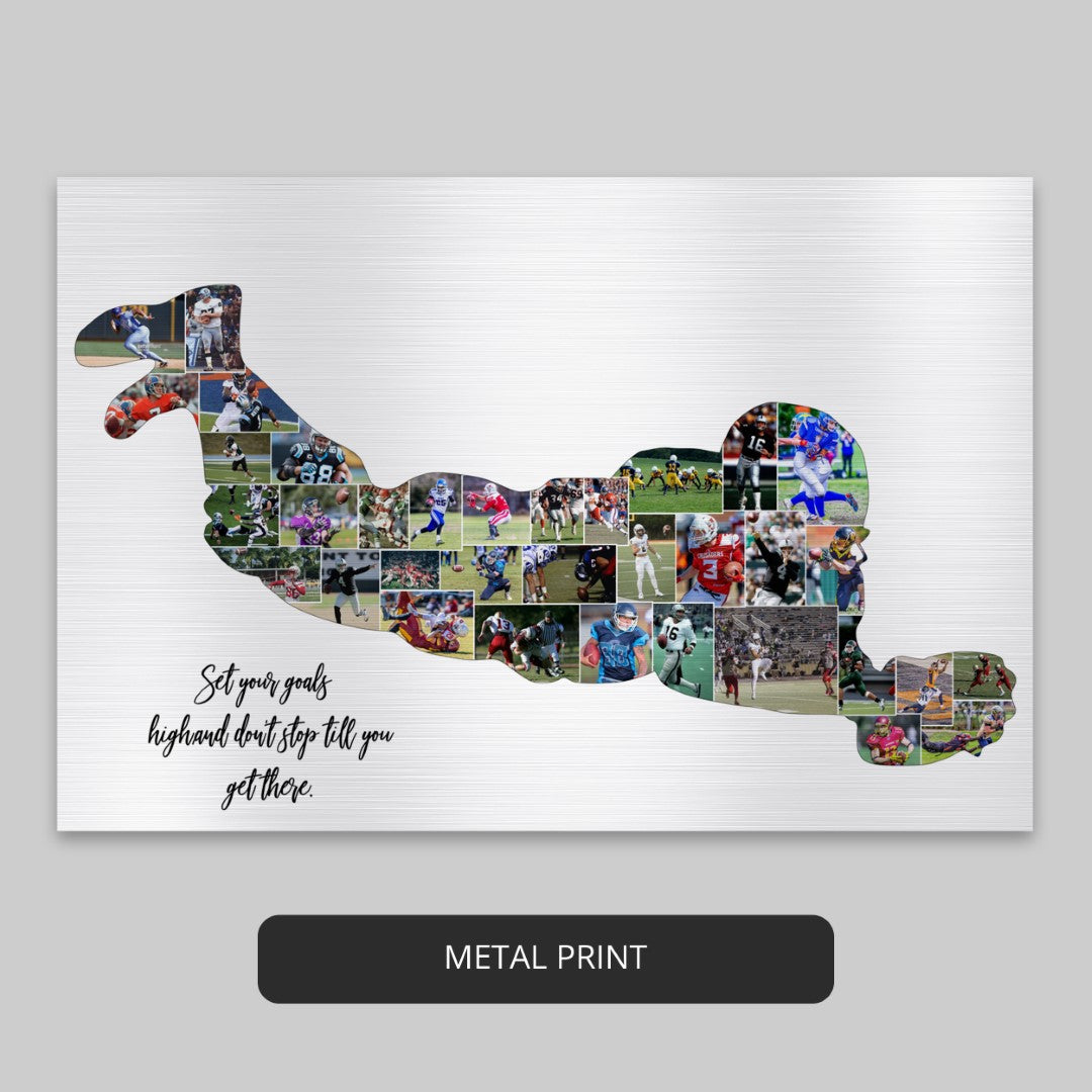Captivating Rugby Poster: Personalized Photo Collage for Rugby Fans
