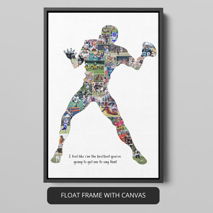 Eye-catching rugby poster ideas: Customized rugby photo collage
