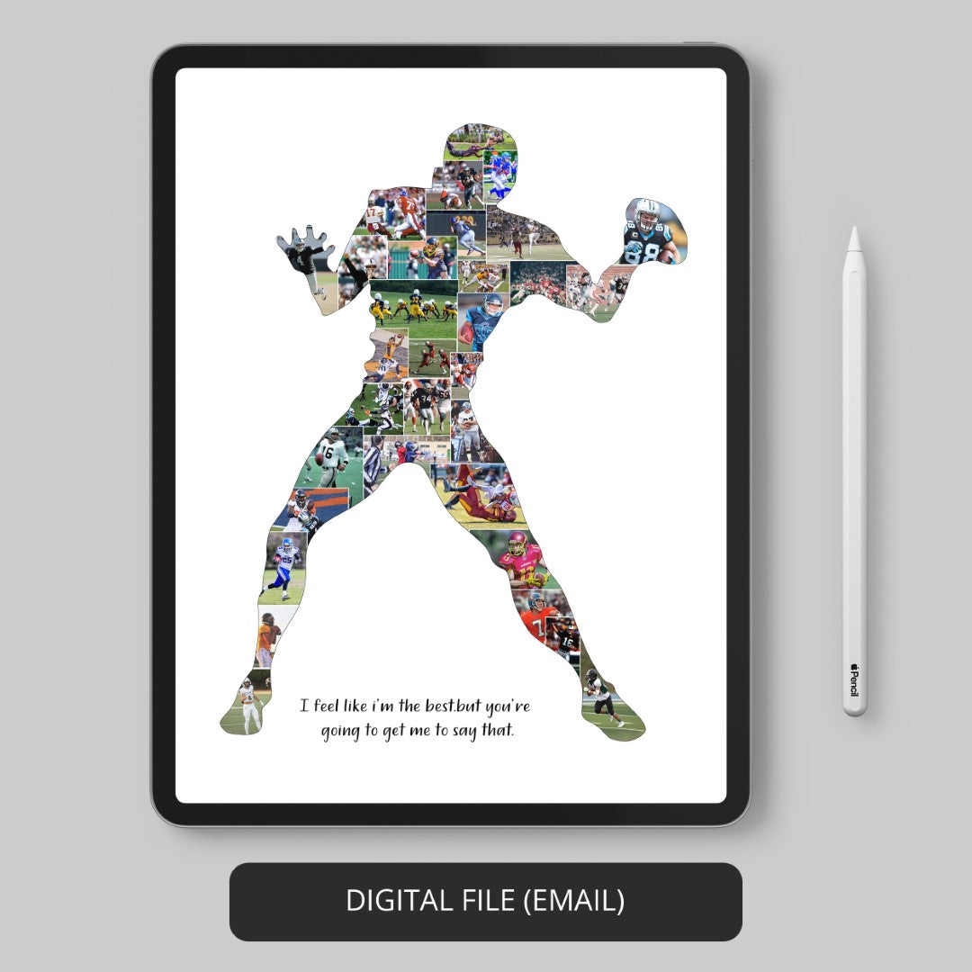 Rugby canvas prints: Artistic personalized gifts for American football and rugby fans