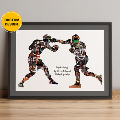 Personalized Boxing Gift Ideas for Him - Custom Boxing Collage