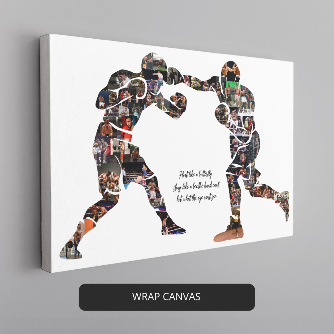 Female Boxing Art - Customized Boxing Collage