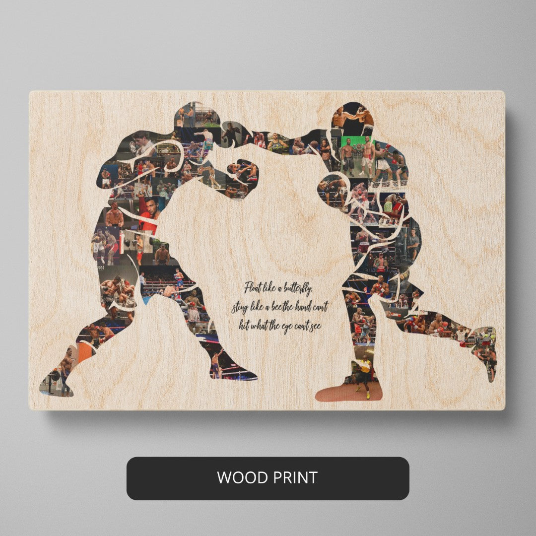 Gift Ideas for a Boxer - Personalized Boxing Collage