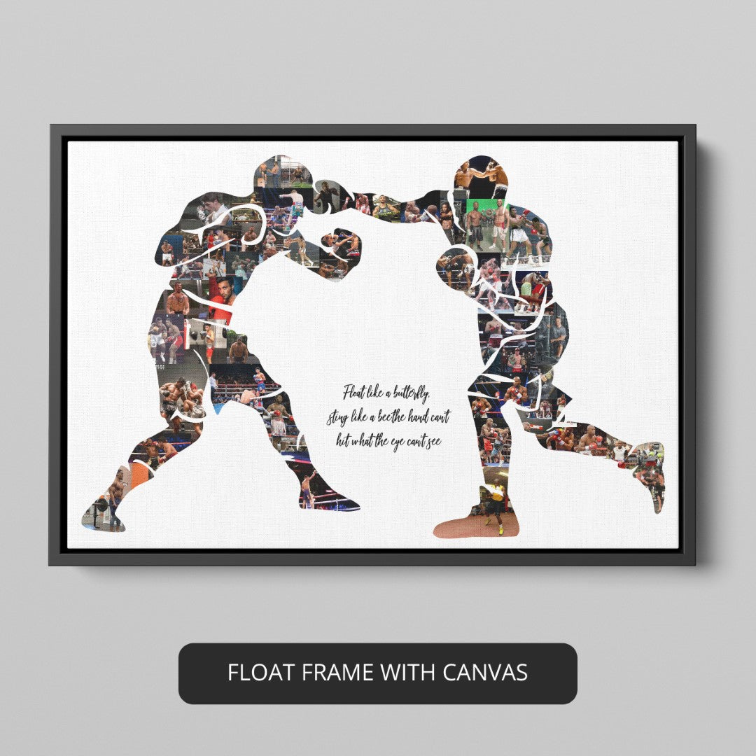 Gift Ideas for Boxing Fans - Personalized Boxing Collage