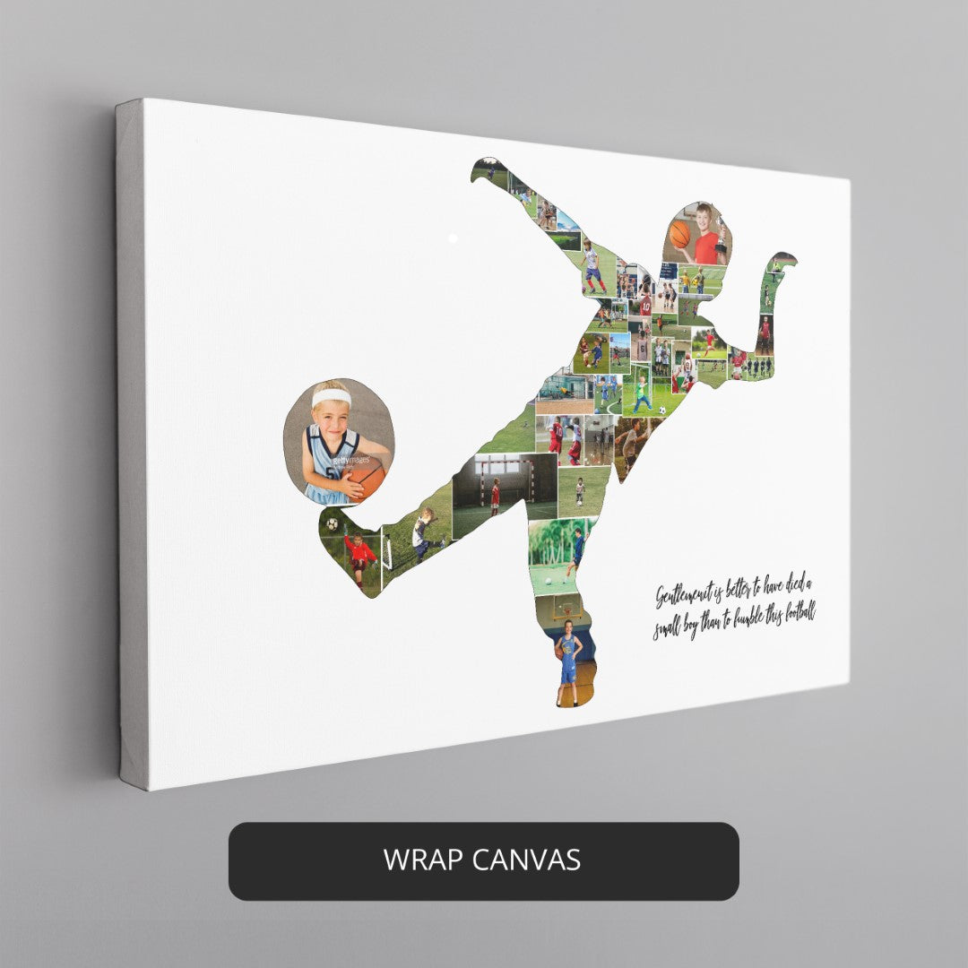 Football Player Canvas: Ideal Gift for Football Fans