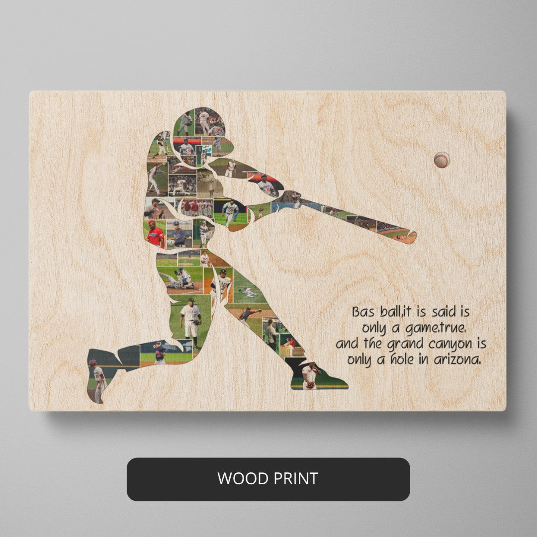 Baseball Poster - Perfect Baseball Gift for Coaches and Players