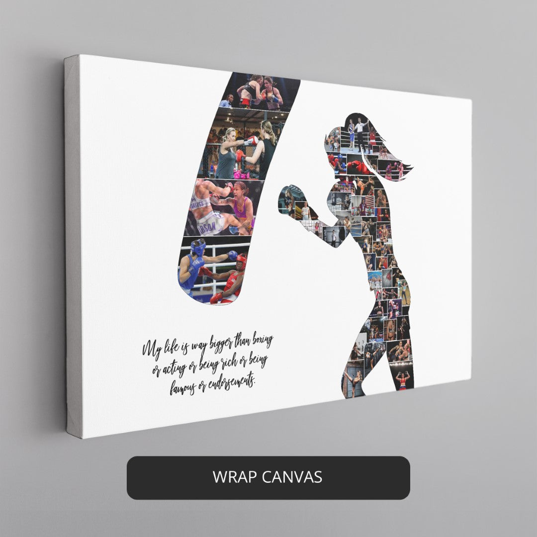 Gift Ideas for a Boxer - Personalized Boxing Collage