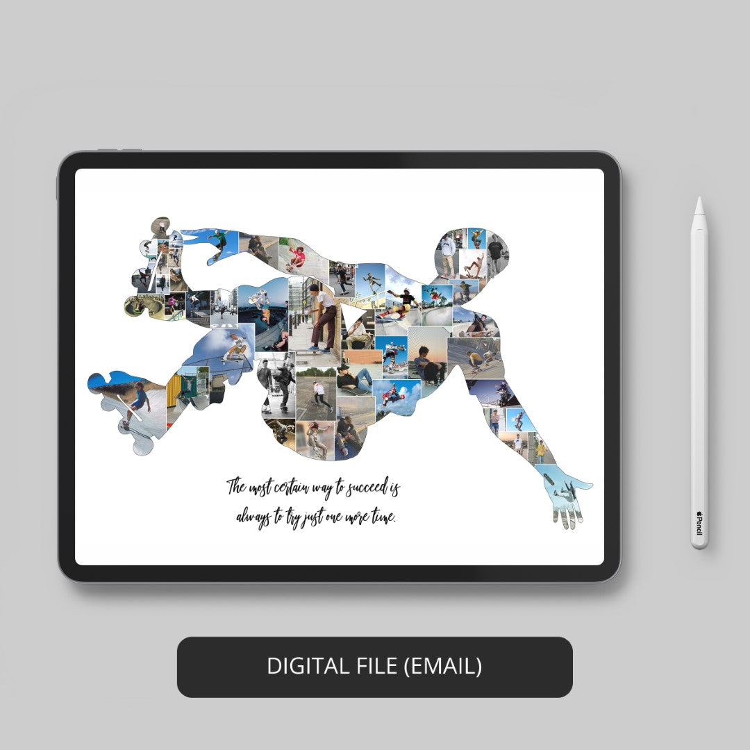 Figure Skating Coach Gift Ideas - Personalized Photo Collage for Figure Skating Coaches