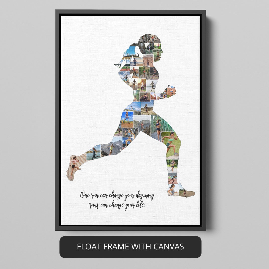 Running Poster - Personalized Gift for Running Enthusiasts