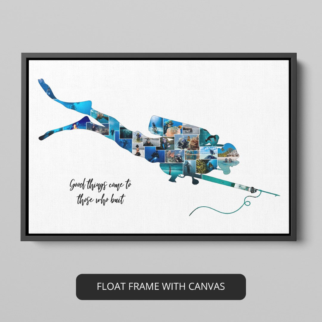 Swim Themed Gifts: Personalized Canvas for the Ultimate Swimming Fan