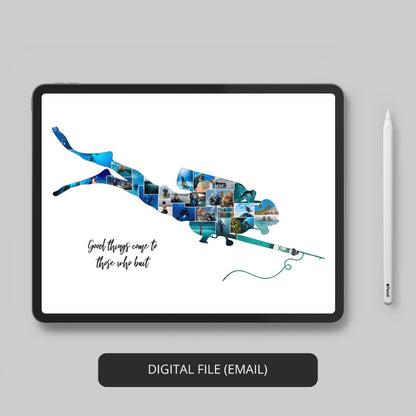 Swimming Gifts for Men: Create Lasting Memories with a Custom Photo Collage